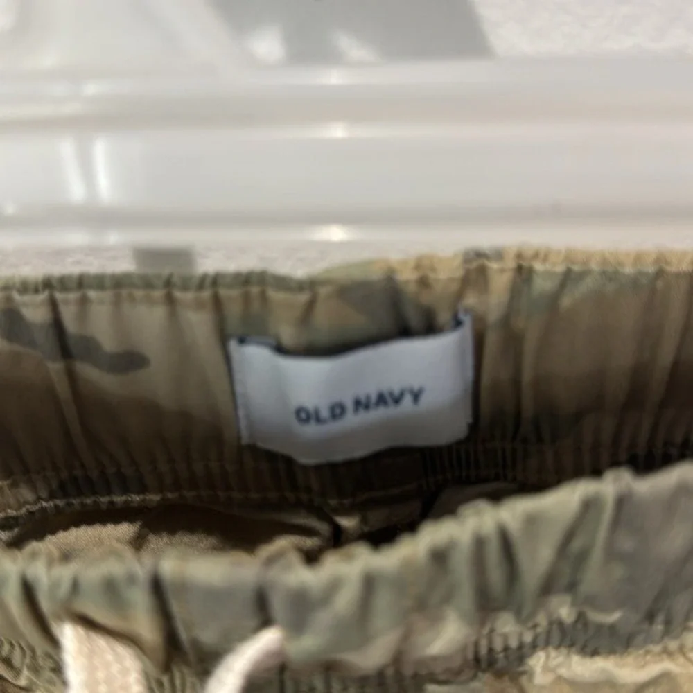 Old Navy Camo Cargo Shorts Drawstring Waist Casual Activewear Size Boys XL‎